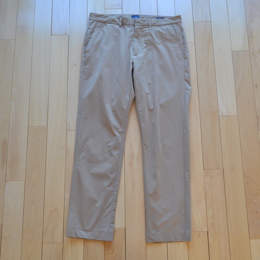 J Crew Khaki Chino Pants Thompson Flex Size 32x30 Tan